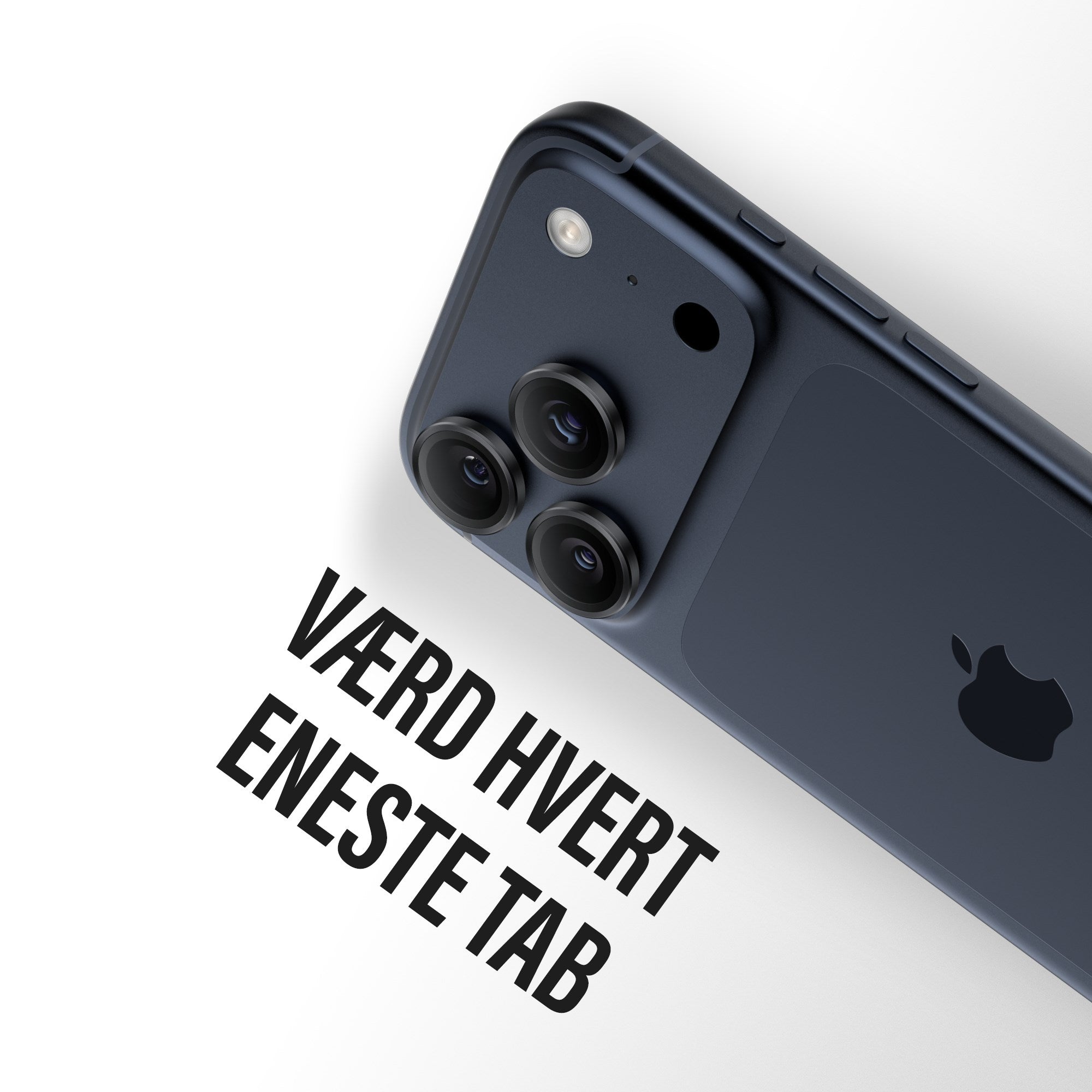 PanzerGlass® Hoops® Kameralinsebeskytter Sort iPhone 17 Pro | iPhone 17 Pro Max | iPhone 16 Pro | 16 Pro Max